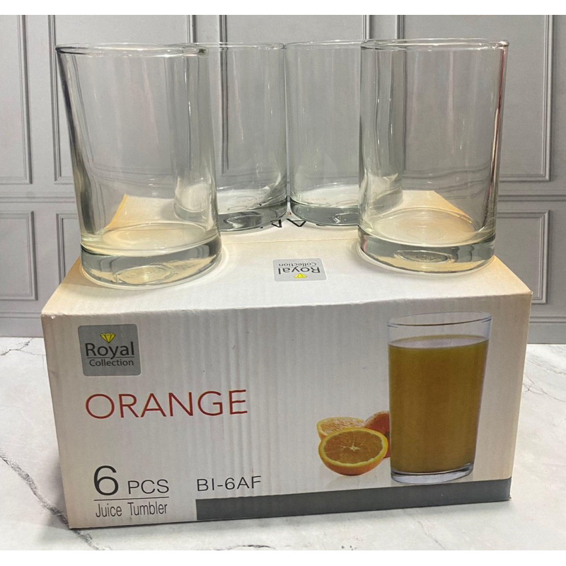 Gelas kaca set 6 Royal
