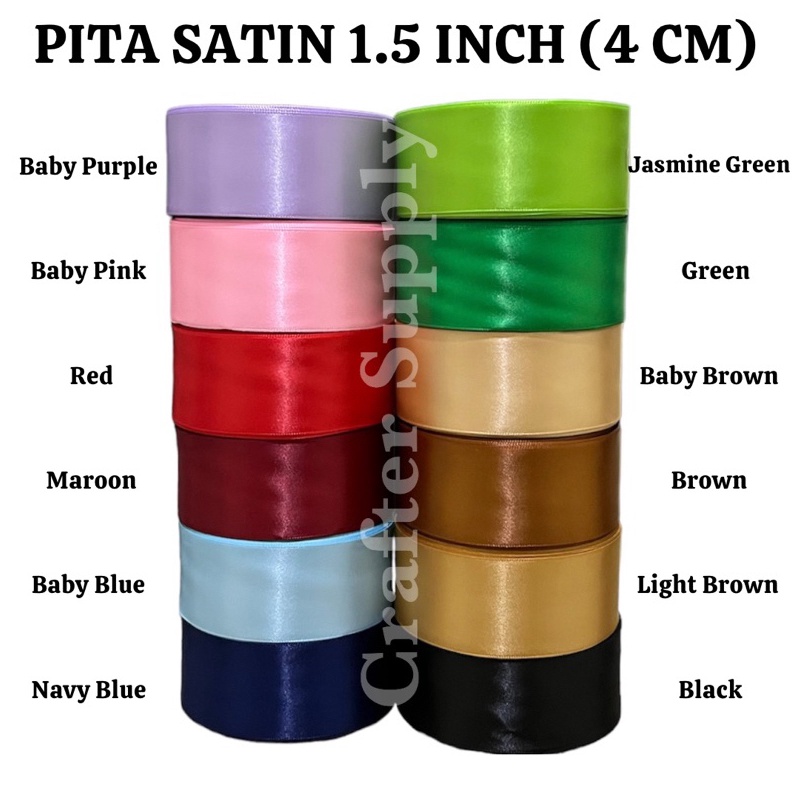 

BACA DESKRIPSI SALE PITA SATIN 15 INCH HH LEBAR 4 CM PANJANG 2 YARD PER ROLL CUCI GUDANG