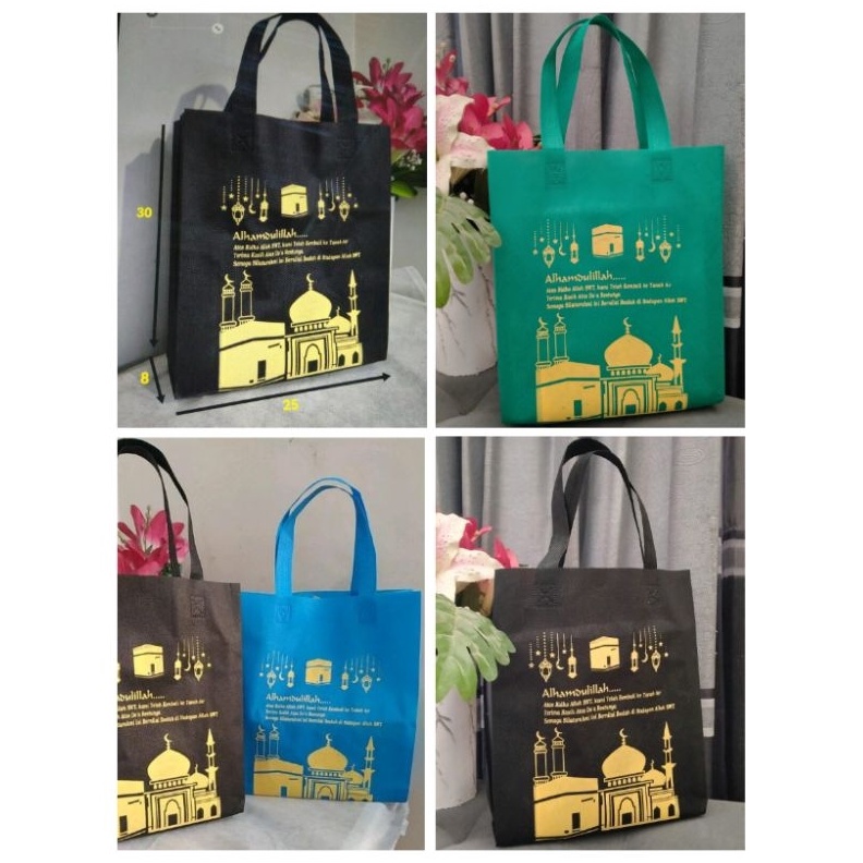 

1 lusin isi 12 pcs Tas Press souvenir oleholeh haji umroh