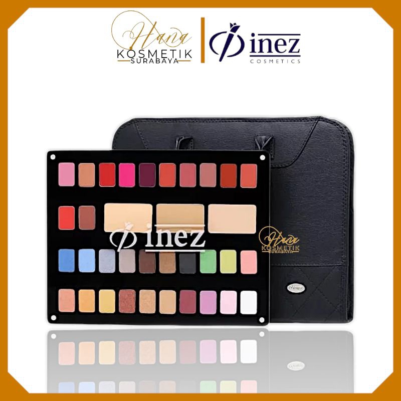 INEZ Palette Cosmetics With Pack Luxury - (PALET INEZ LENGKAP KOSMETIK)