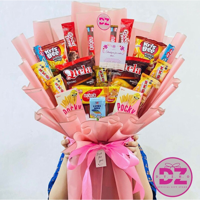 

BUKET SNACK SULTAN READY PENGIRIMAN INSTANT | BUKET WISUDA | HAMPERS KADO ULANG TAHUN