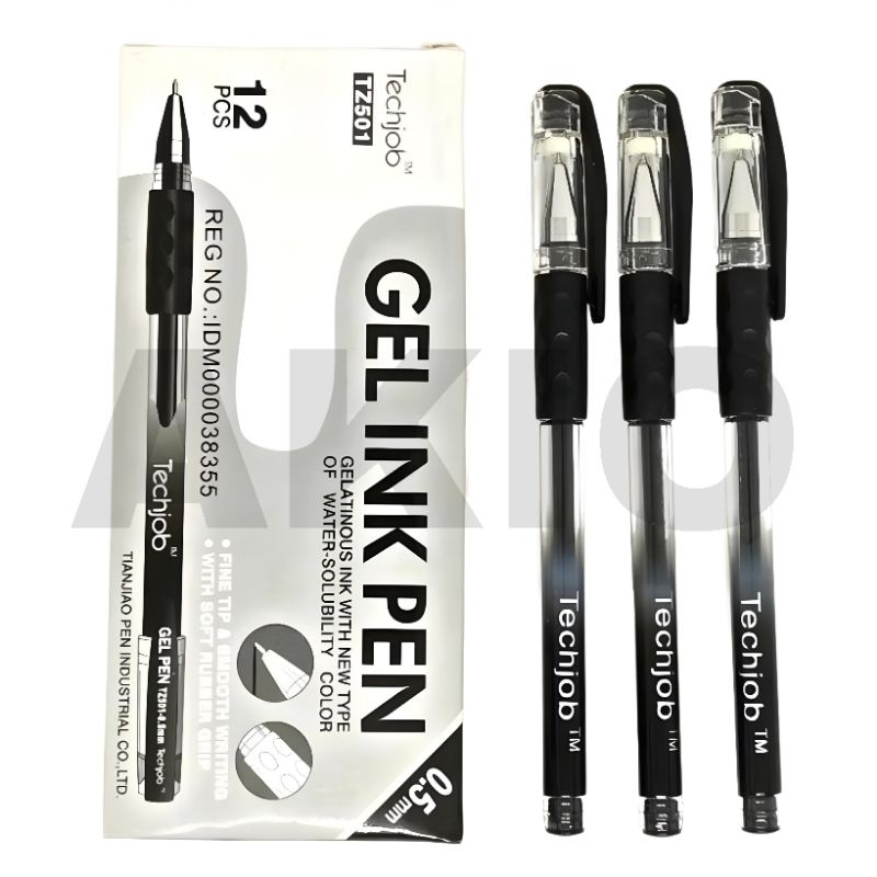 

Bolpoin Gel TECHJOB 0.5 mm TZ501 Berkualitas Pulpen Ballpoint Bolpen