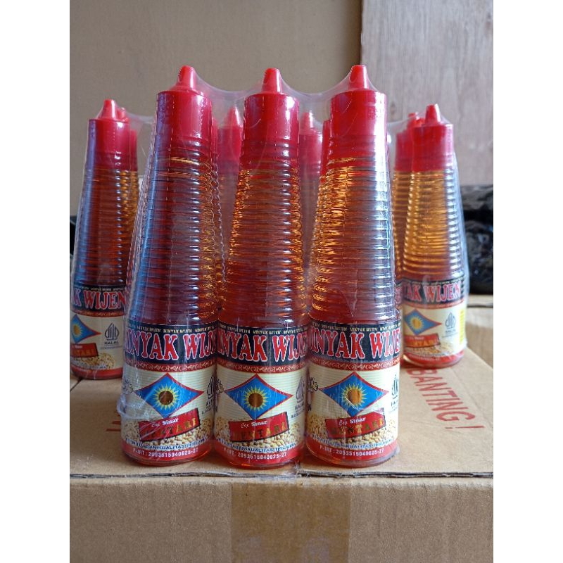 

minyak wijen 1 karton isi 72 botol @150ml