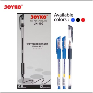 

[ 1 Lusin ] Pen / Bolpen / Pena Gel Joyko JK-100 / JK 100