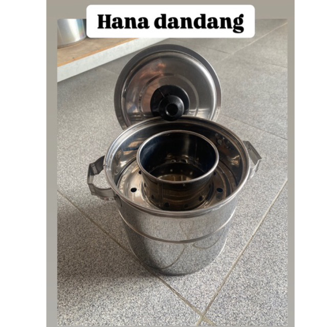 Dandang Bakso Super Mini Stenlish Tebal / Balita Cebol Ukuran 16Cm Pasti Diskon