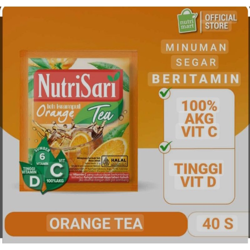 

NUTRISARI ORANGE TEA 40 SASET