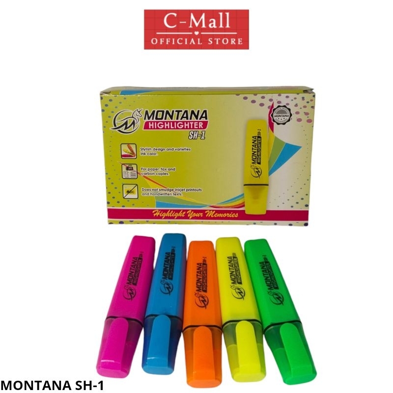 

C-Mall HIghlitter Montana 1 pcs SH-1 stabilo ontana penanda catatan