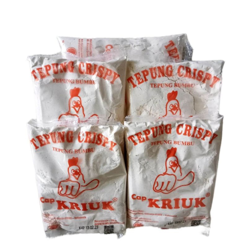 

5-pcs Tepung Crispy Cap Jempol / Tepung Kriuk / Tepung Bumbu Serba guna