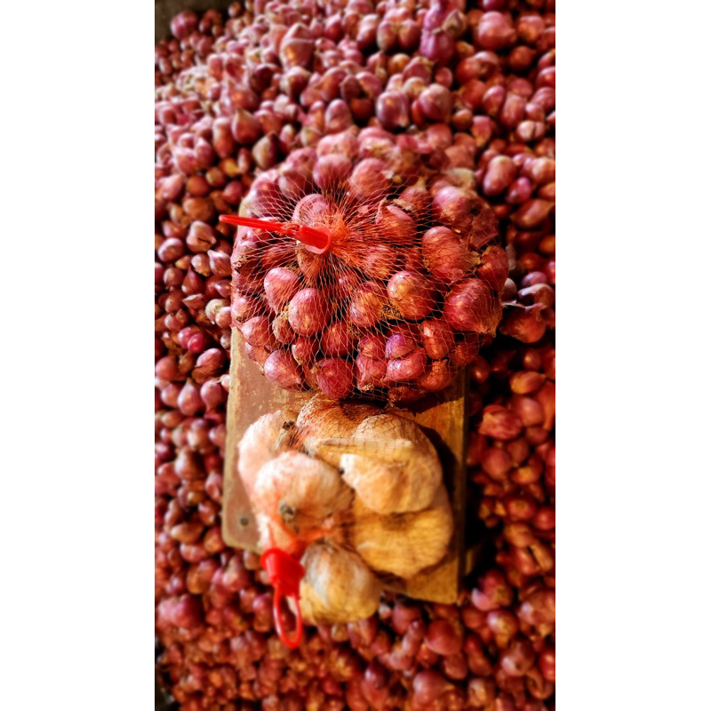

Promo Paket Bawang Merah Probolinggo 1kg & Bawang Putih Sinco 500gram