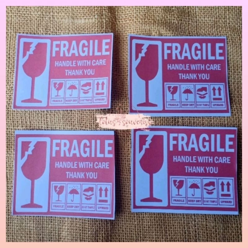 

Label fragile | Label packing pecah belah | Label packing