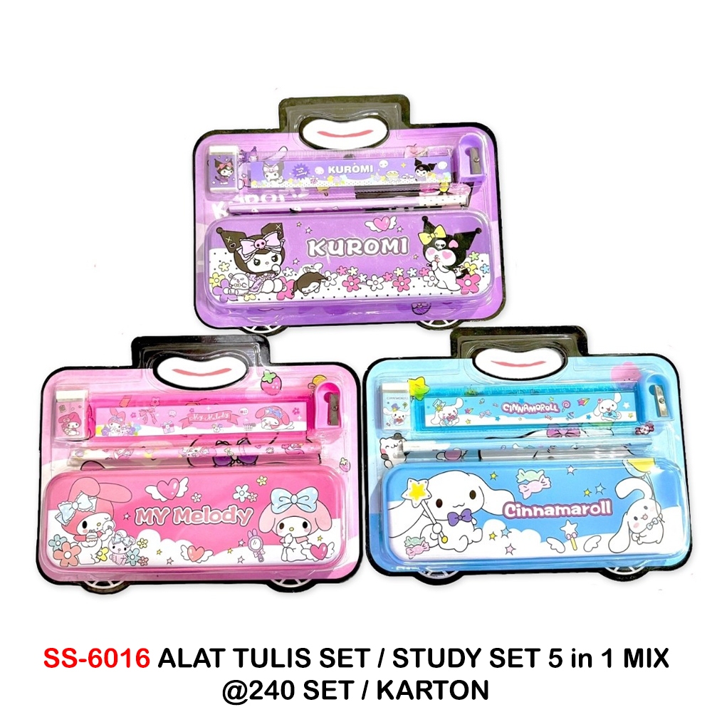 

Paket Alat Tulis Study Set Karakter Perlengkapan Sekolah | STUDY SET MIX SS-6016
