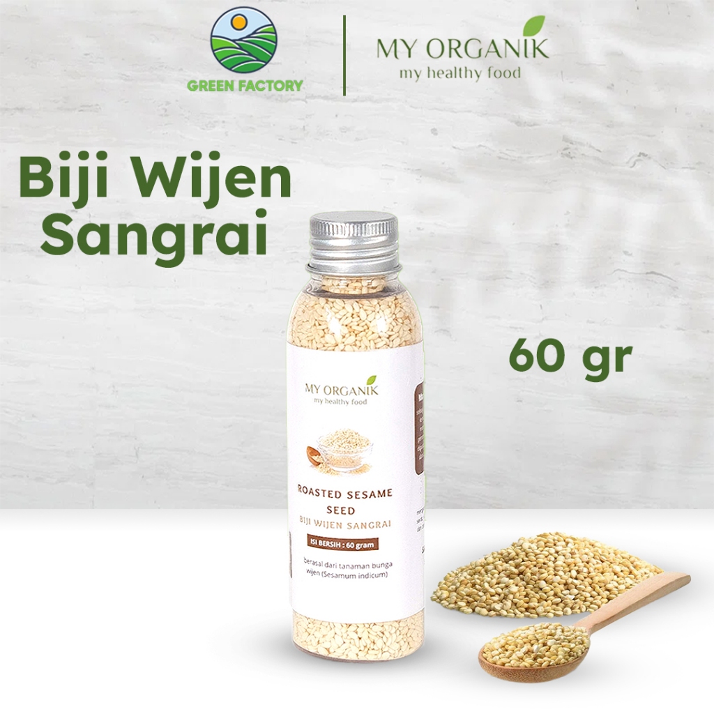 

My Organik Biji Wijen Bakar Putih Sangrai