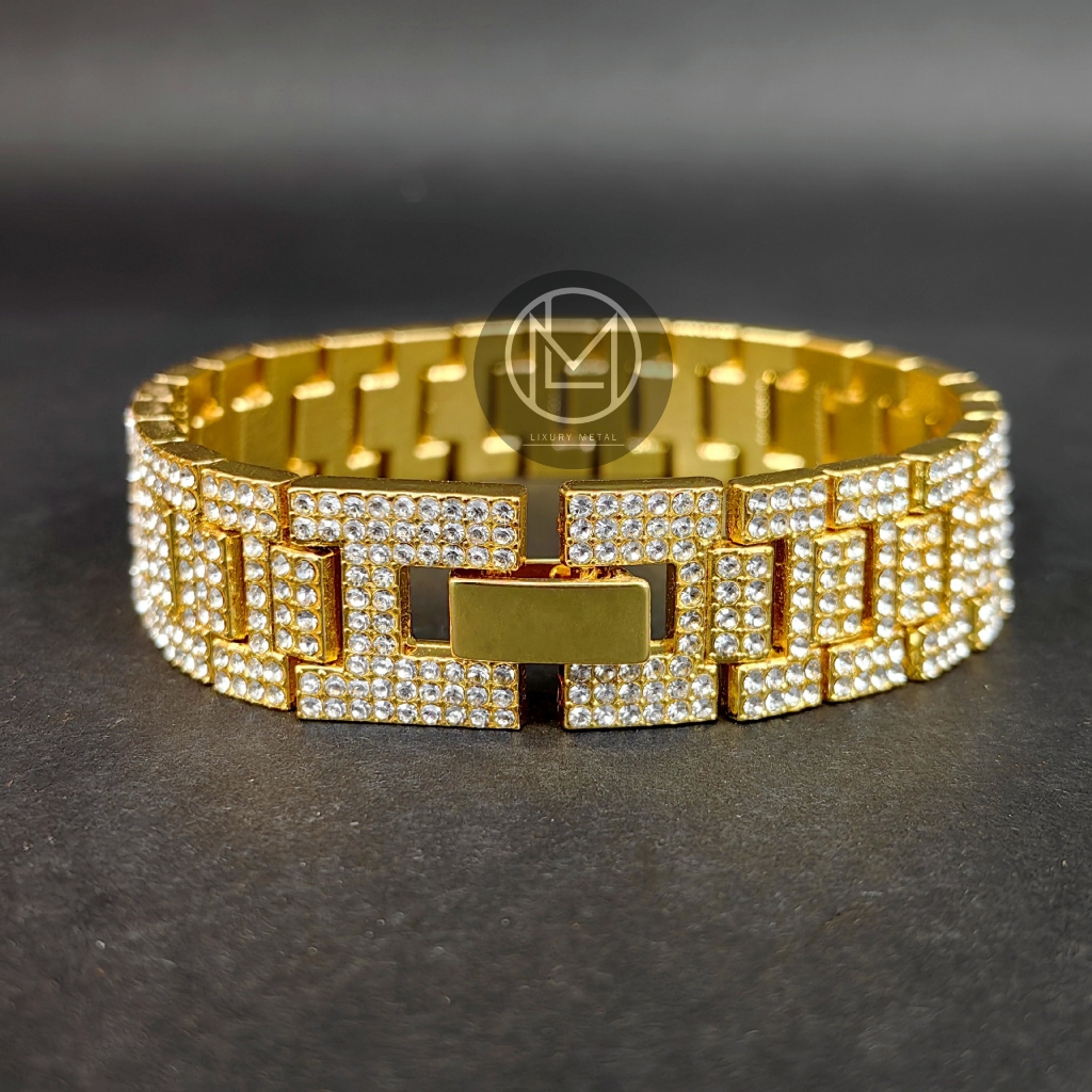 Adios Brlet Gelang Unisex Pria Wanita Gelang Berlian