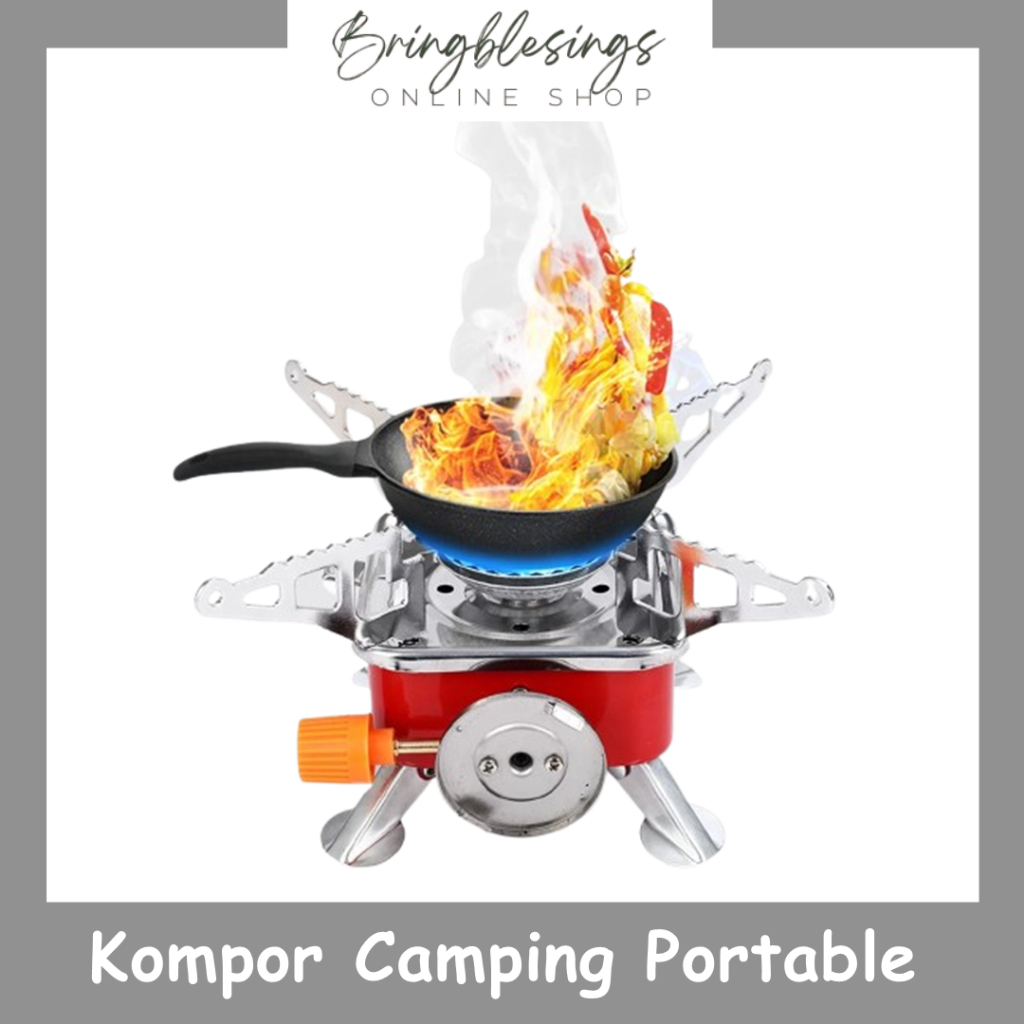 Kompor Camping Gas Kovar Portable Mini Model Kotak / Kompor Kotak Kecil Camping Portable
