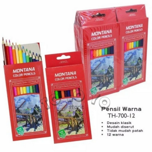 

Pencil Pensil Warna Panjang Color Pencil Pensil Warna Besar 1 Set Isi 12pcs