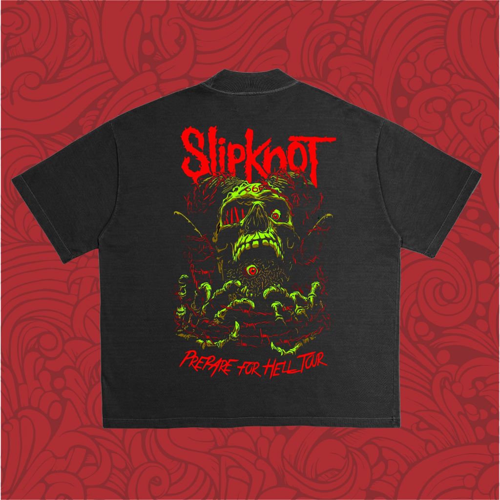 Kaos Band Oversize Slipknot Cotton Combed 20s / 16s Premium
