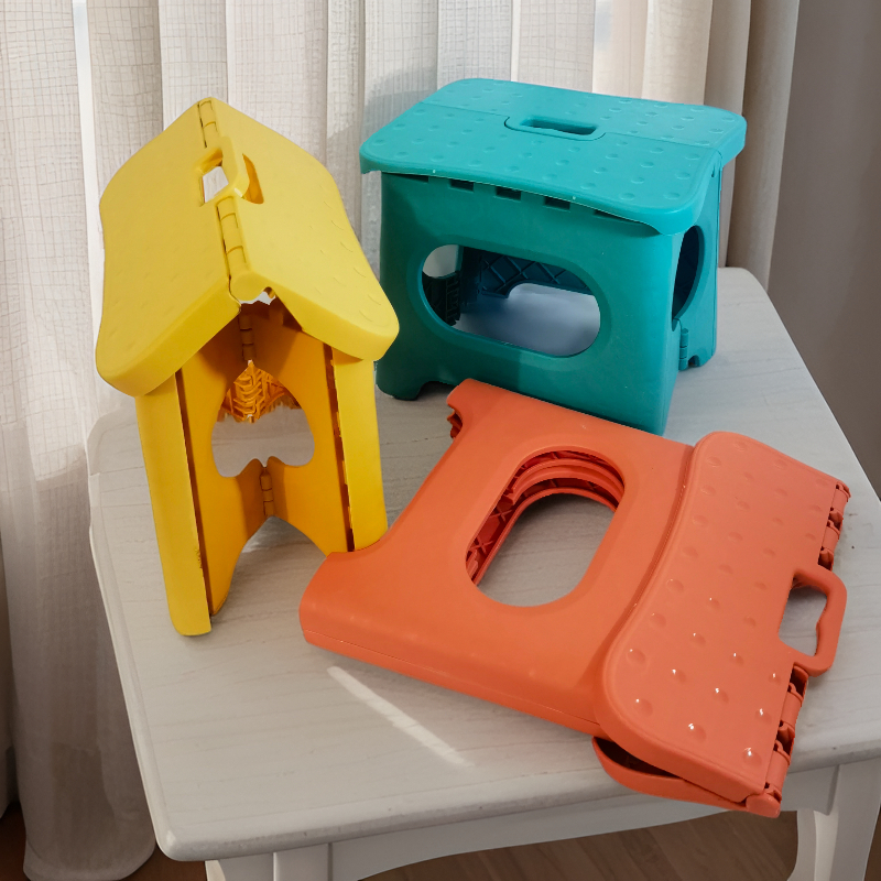 Kursi lipat portabel untuk rumah tangga, kursi kecil rendah, sederhana, kursi untuk ruang tamu di sa