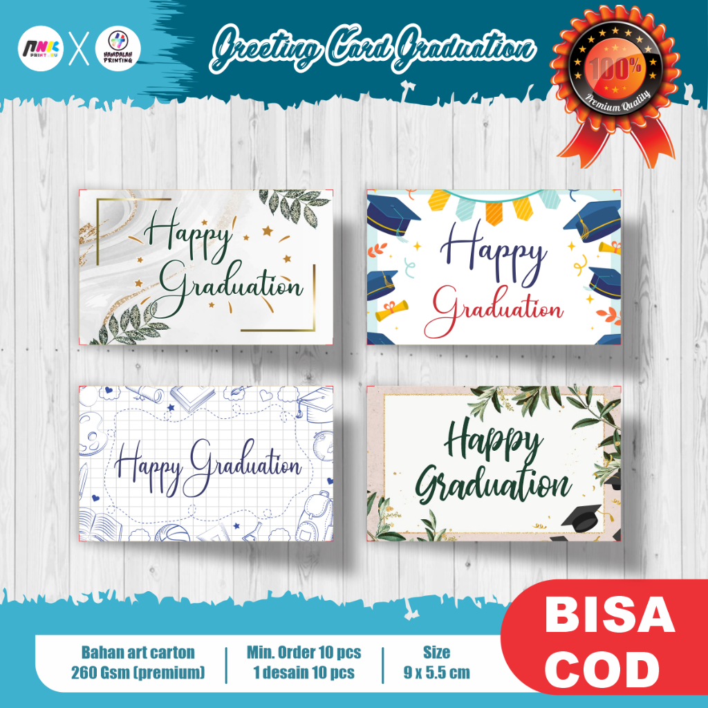 KARTU UCAPAN WISUDA - AESTHETIC - KARTU UCAPAN GRADUATION - GREETING CARD GRADUATION - GIFT CARD