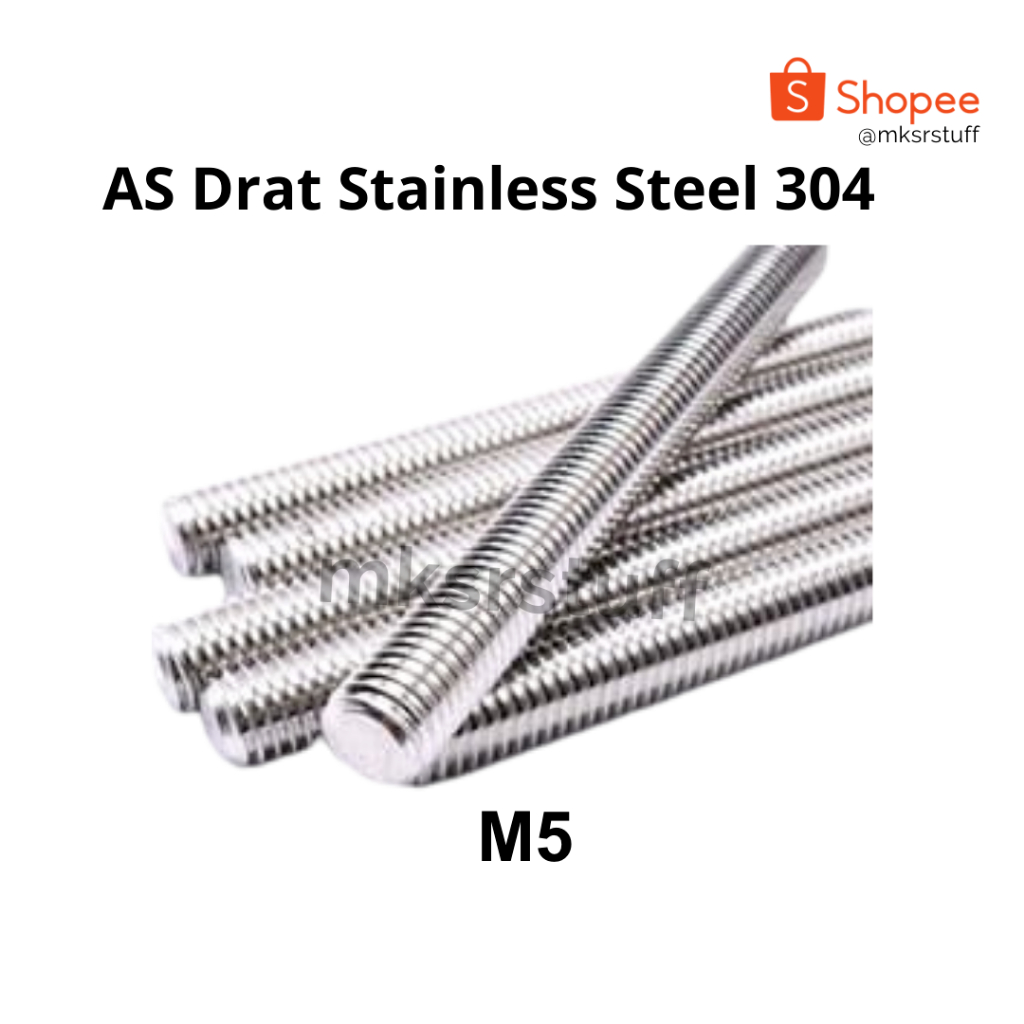 M5 - As Drat Stainless Steel 304 - SS304
