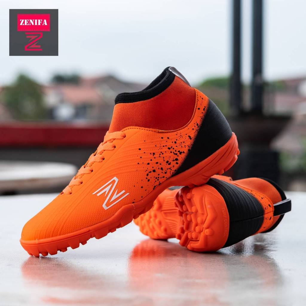 100% ORI Sepatu Futsal Mini Soccer Gerigi Lapangan Rumput Sintesis Original Ori Sol Gerigi Sudah