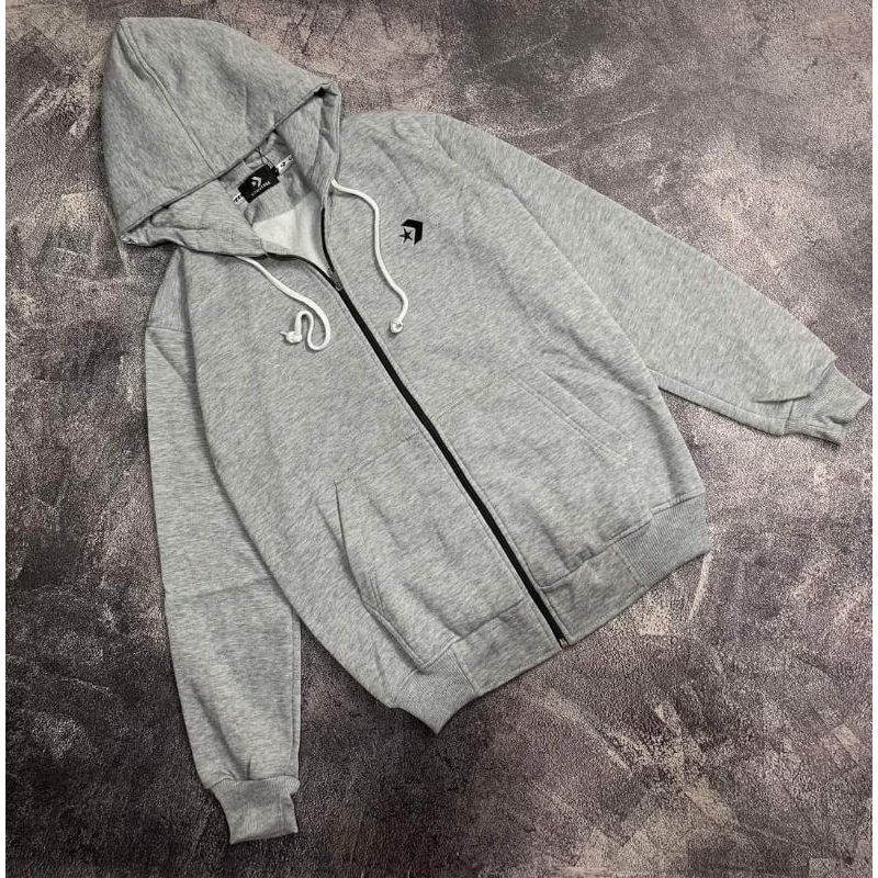 HOODIE ZIPPER CONVERSE SMALL LOGO / HOODIE ZIPPER CONVERSE