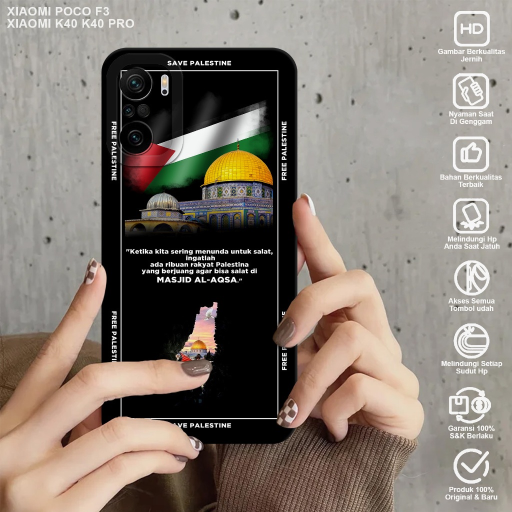 CASE XIAOMI POCO F3 - Casing Hp Xiaomi Poco F3 Motif PALESTINE - Case Hp Xiaomi Poco F3 - Casing Xia