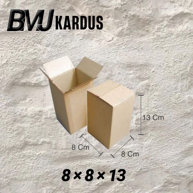 

kardus packing kecil uk 8x8x13