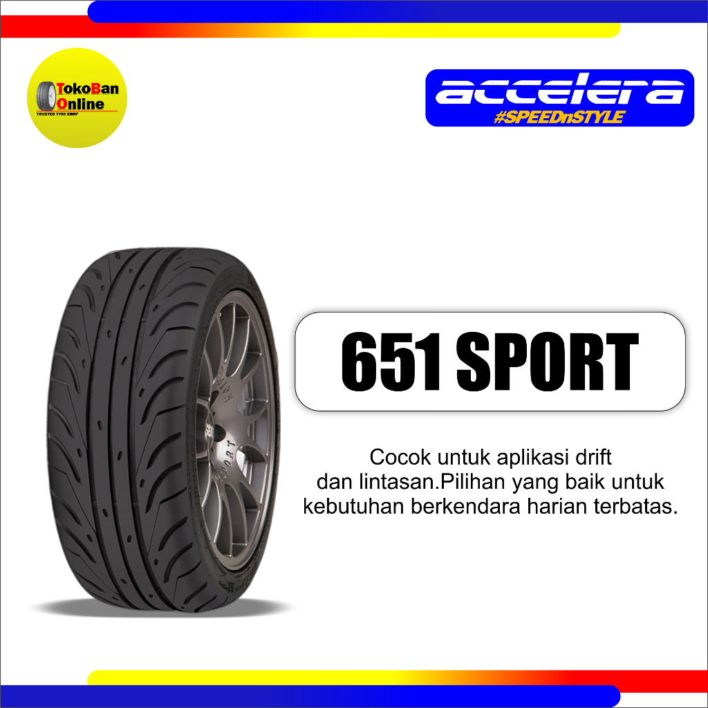 ban accelera 205/50 R16 20550R16 20550 R16 205/50R16 205/50/16 R16 R 16 651 sport semi slick tyre