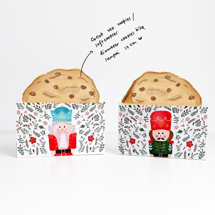 

(SLEVE COOKIES 13 x 8 x 2 cm NATAL) sleve kue cookies natal/ merry christmas (isi 12)