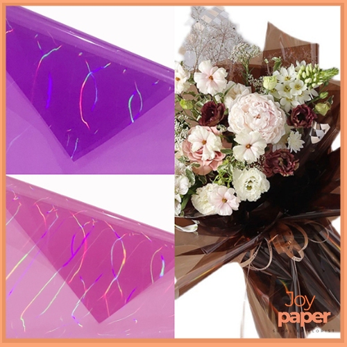 

15 Lembar Kertas Bungkus Buket Bunga Transparan cellophane glassine flower paper sympony Kb6115