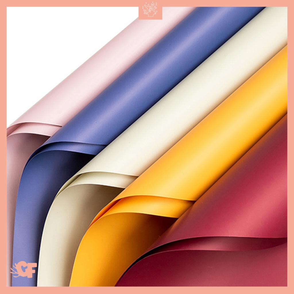 

Kertas Buket Bunga Solid Full Color Flower Wrapping Paper Cellophane KB6089