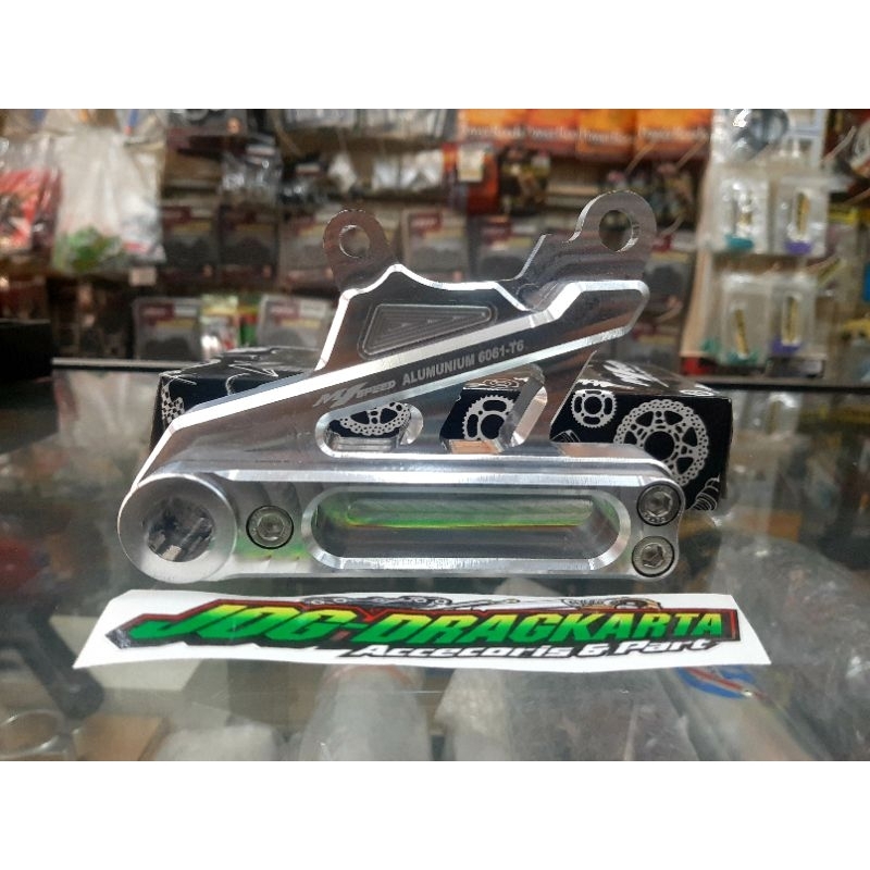 BREKET DUDUKAN KALIPER BELAKANG RCB S1 NISSIN SAMURAI 2P NINJA RR NEW OLD ZX150 M1 SPEED DISC 220 DI