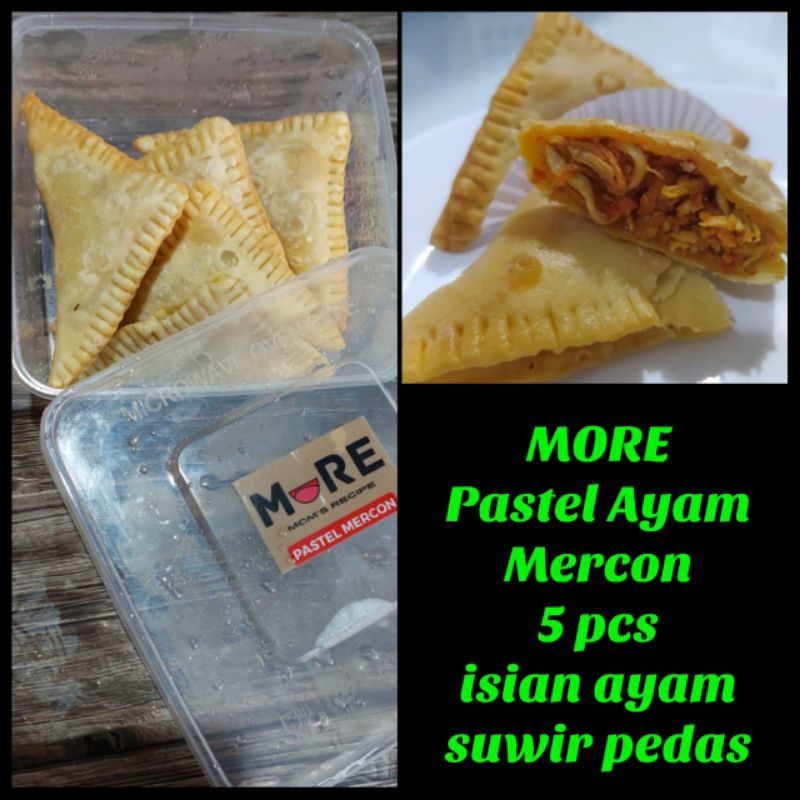 

MORE Pastel Ayam Mercon Pedas isi 5 Pcs Frozen