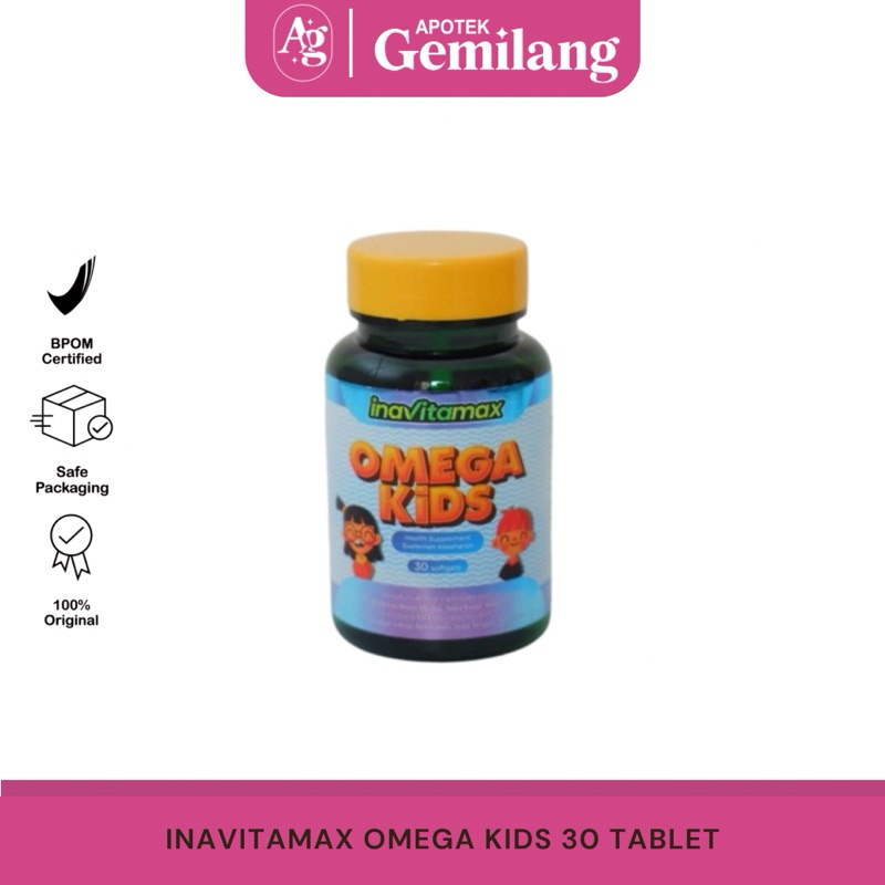Inavitamax Omega Kids 30 Kapsul Lunak