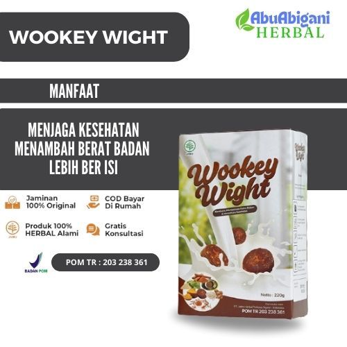 

Wookey Wight susu Pengemuk Badan Alami Asli Original Rasa Coklat Gula Aren