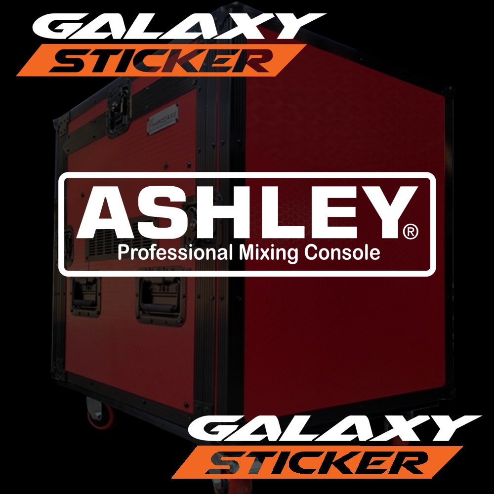 

cutting stiker hardcase box sound system ashley mixer console.stiker audio logo ashley mixer