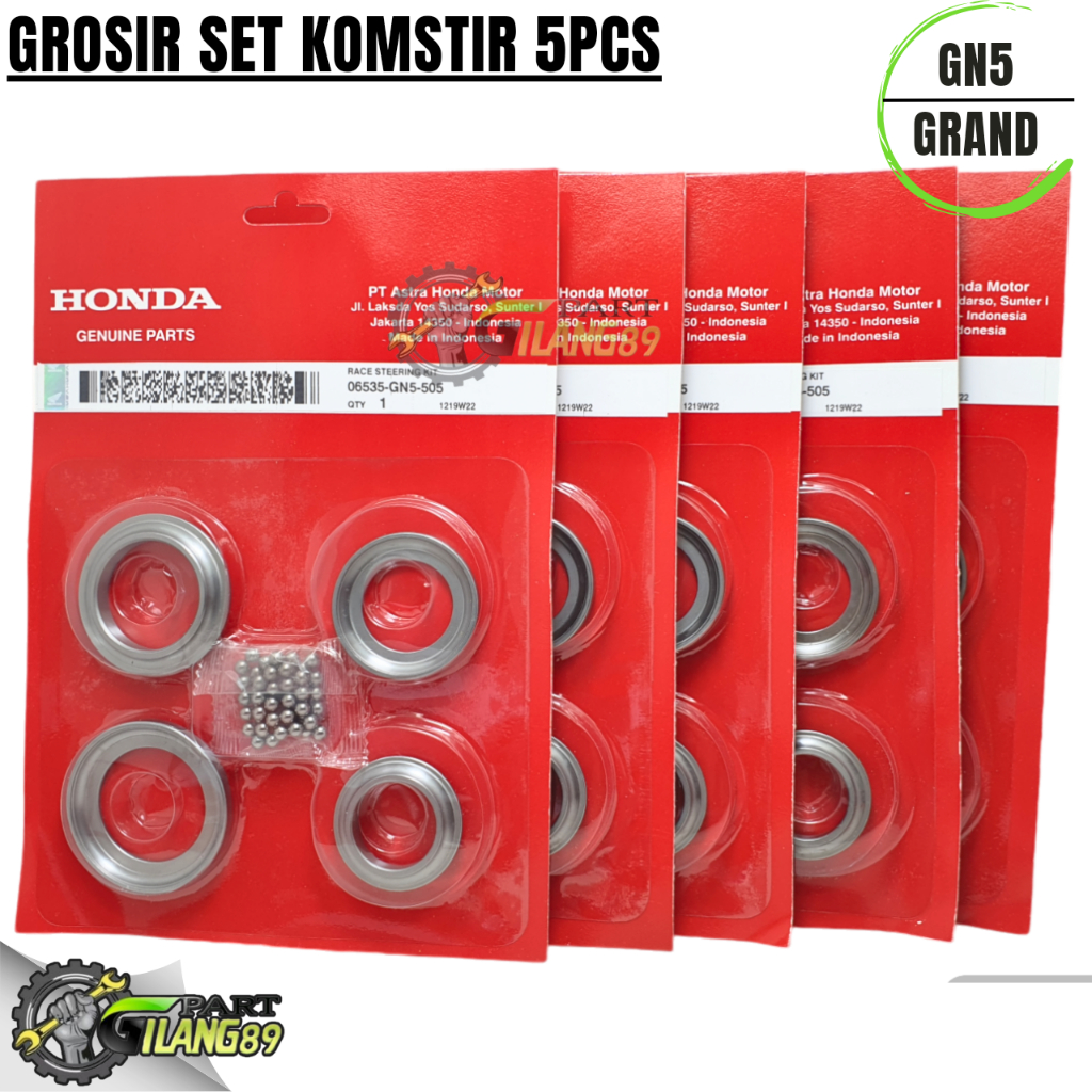 GROSIR 5 SET ORIGINAL KOMSTIR GRAND / SUPRA X / BEAT / VARIO 110 / BEAT F1 / BEAT POP / VARIO 125