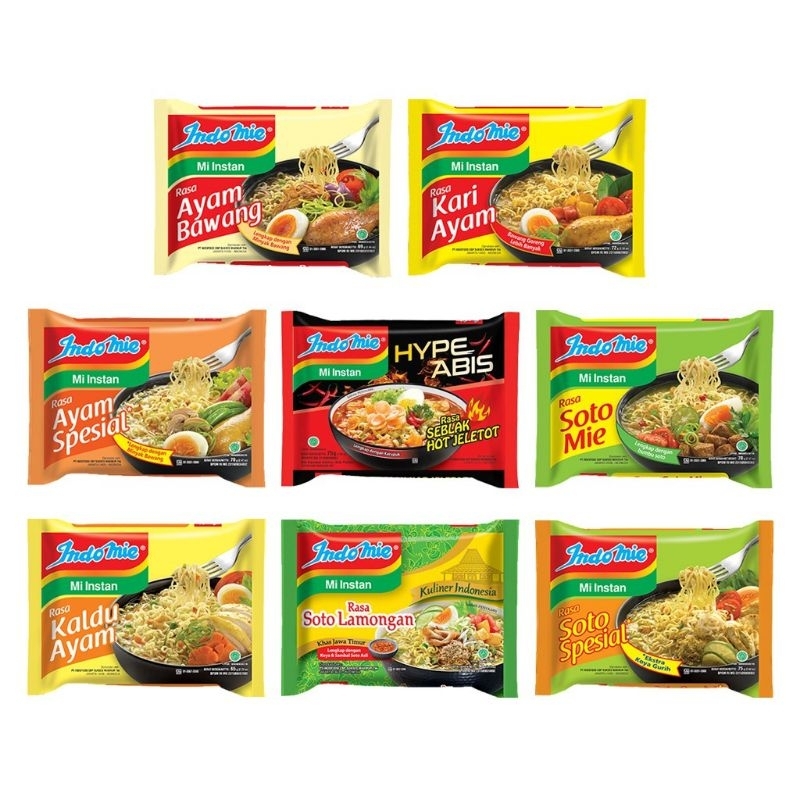 

[BN1] (DPT 10 PCS) INDOMIE ANEKA RASA