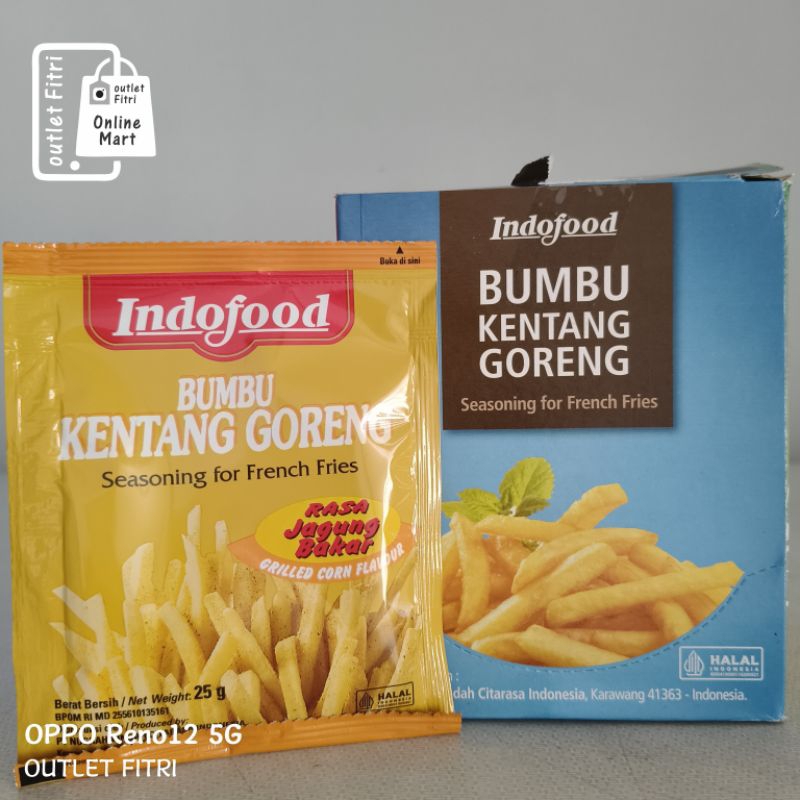 

[25gr] INDOFOOD Bumbu Kentang Goreng - BBQ - Jagung Bakar