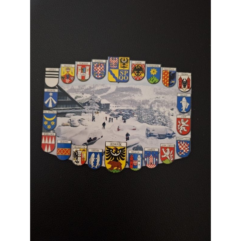 

kartu pos shaped cekoslowakia/czech republic shaped card