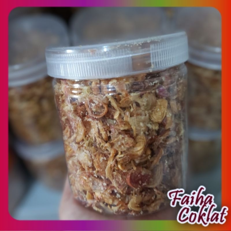 

BAGOR - BAWANG GORENG BREBES PREMIUM 150 GRAM Bawang Goreng Gurih Faiha Coklat