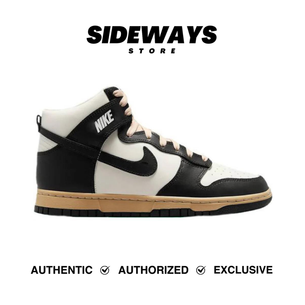 Nike Dunk High Vintage Black White