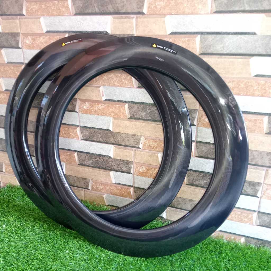 CARBON RIM 700C RIM CARBON 700C RIM CARBON HIGH PROFIL 80 MM BERGARANSI