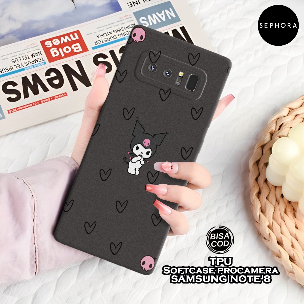 Case Samsung Note 8 Terbaru - Fashion Case Lucu - Softcase Samsung Note 8 - Case Pro Camera - Casing