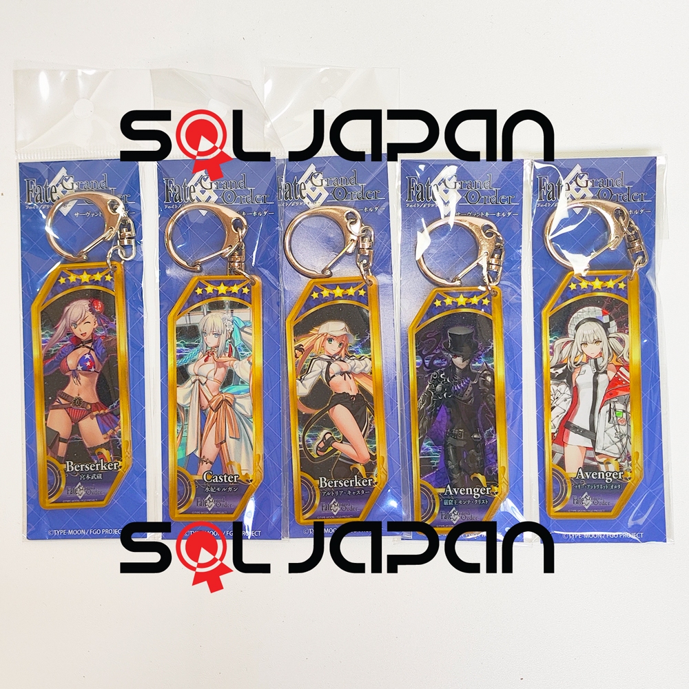 Fate Grand Order FGO Servant Acrylic Keyholder Marie Alter Edmond Dantes Musashi Castoria Altria Art