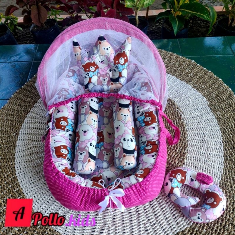 Kasur Baby Satu Set Lengkap plus Kelambu Premium