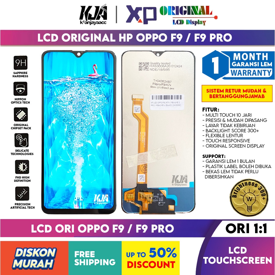 ❤️ LCD Original ❤️ Oppo F9 / F9 Pro / CPH1823, CPH1881, CPH1825 LCD Touchscreen Hp ORI