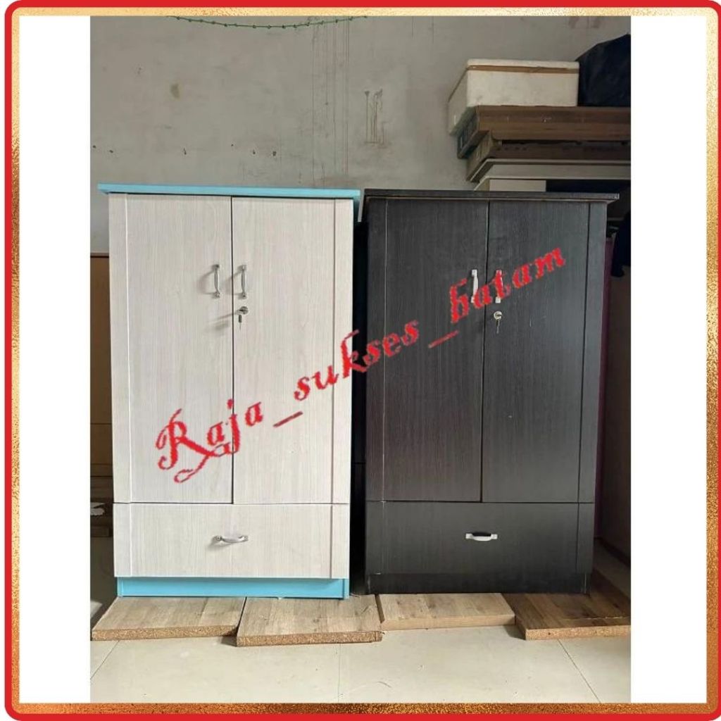 Lemari pakaian anak /lemari pakaian minimalis serbaguna /lemari pakaian kayu-BATAM