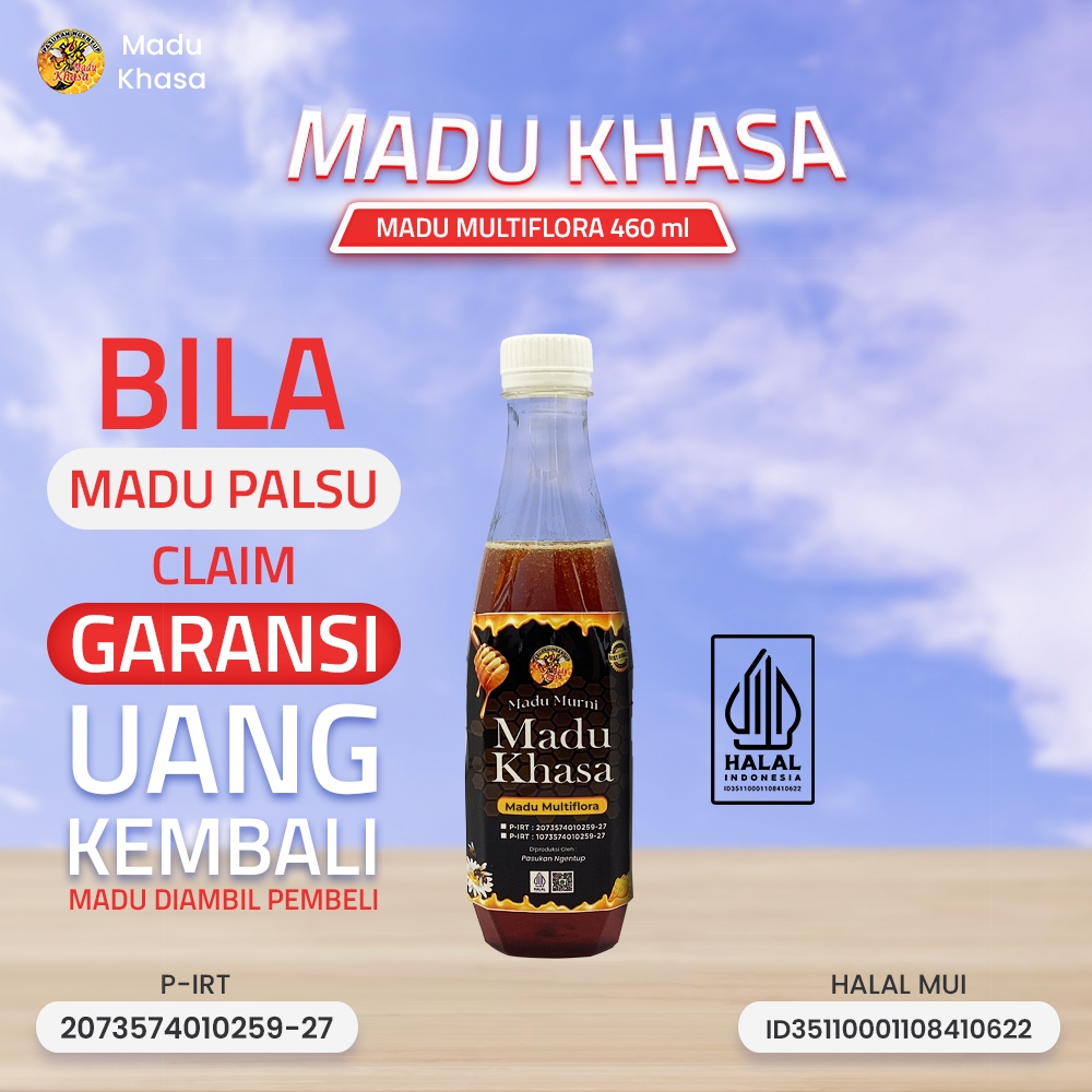 

Madu Multiflora Premium | Murni dan Alami – MADU KHASA 460 ML