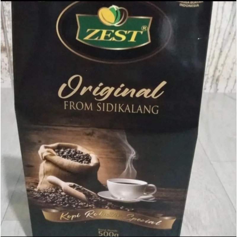 

kopi Zest Sidikalang Robusta Bubuk Kasar 500gr